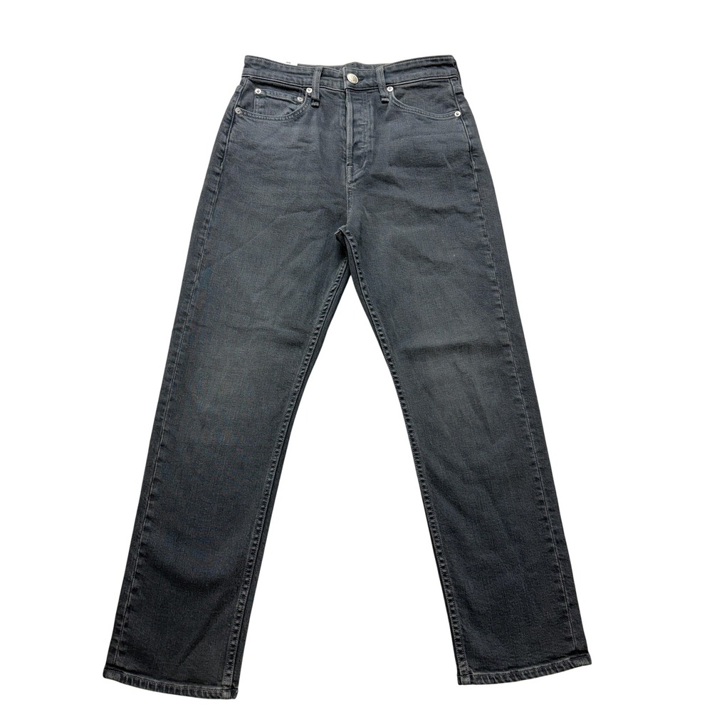 Rag and Bone Maya High Rise Ankle Slim Jeans Womens 26x24 Charcoal Gray Minna